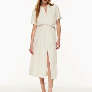 Aritzia - Wilfred - Etna Linen Dress